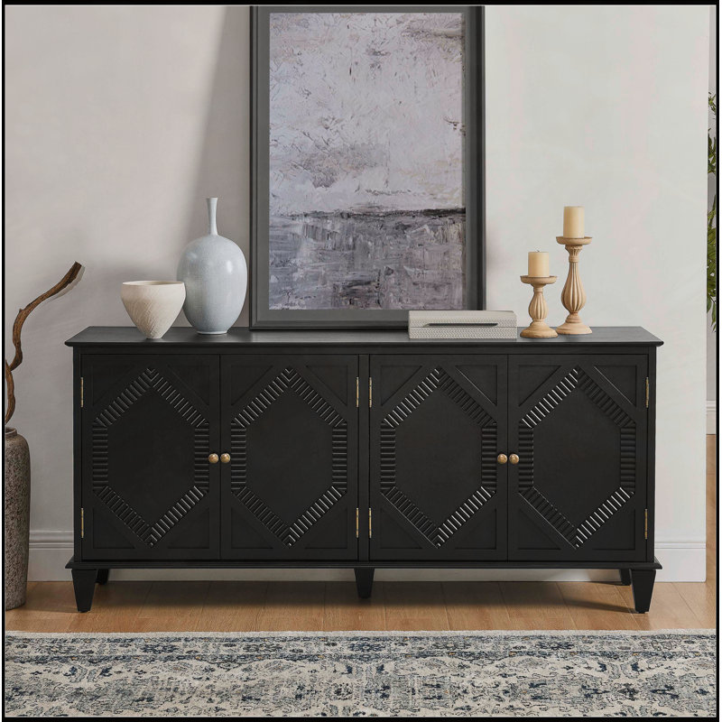 Buffet 65,2 pouces avec rangement réglable