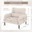 Fauteuil d'appoint en velours côtelé-1420156189