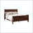 Queen Sleigh Bed in Dark Cherry