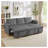77'' Upholstered Sleeper Sofa-392543628