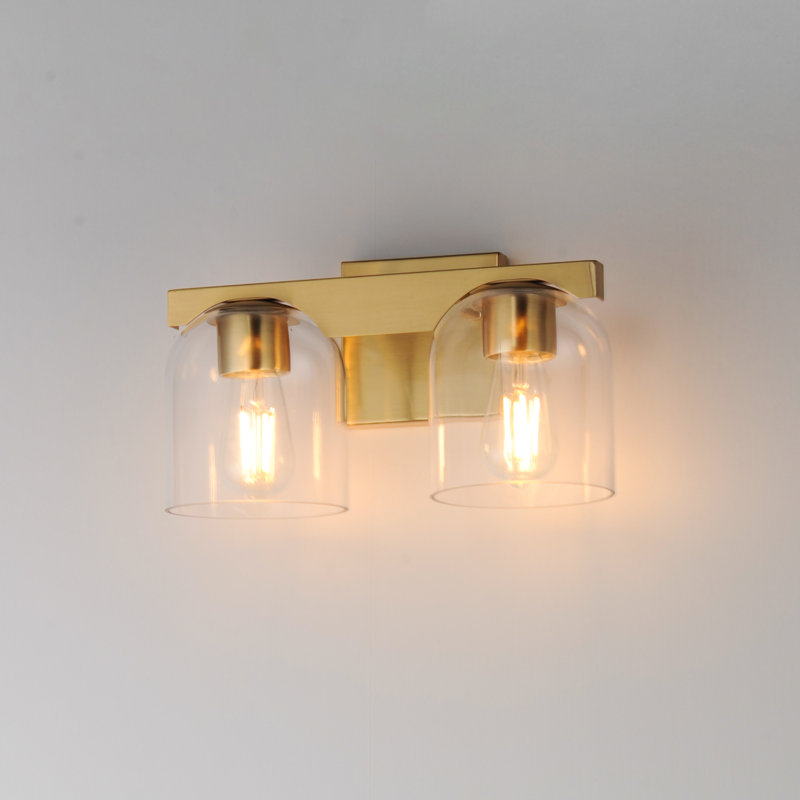 Scoop-Bath Vanity, Natural Aged Brass