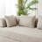 Modular Chenille Sleeper Sofa with Removable Armrests-670610445