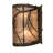 Rustic Lodge Flush Mounted Sconce