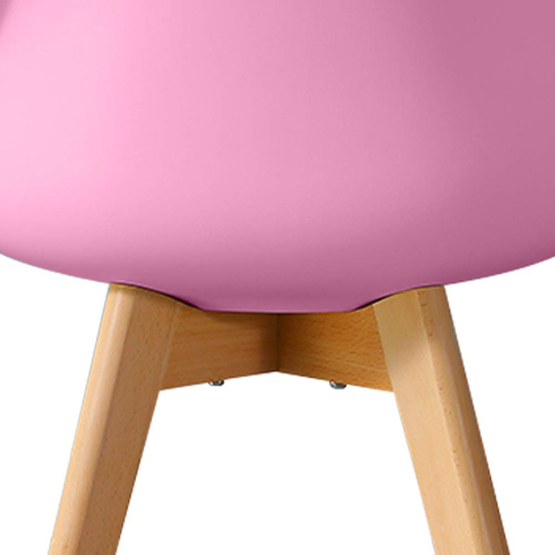 Rafe Upholstered Side Chair, Pink, 4