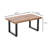 Coffee Table with Metal Legs