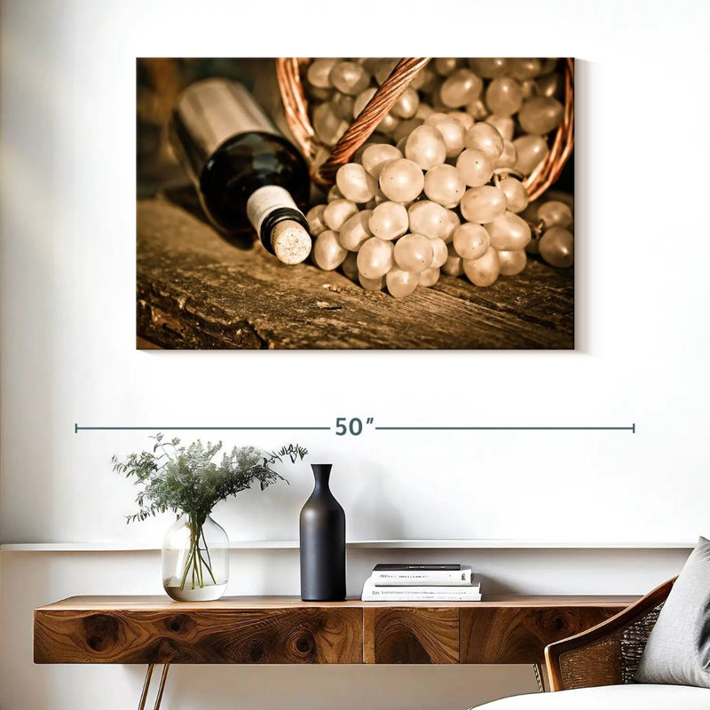 Yarlin Vineyard Vintage Wine, 26" H x 39" W
