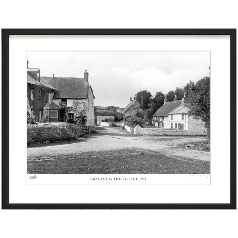 Crantock, The Village 1918 - Single Picture Frame Print, 45cm H x 60cm W x 2.3cm D