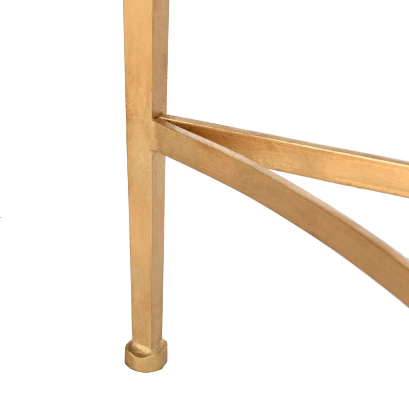 Genevieve 35.9'' Glass Top Console Table, null