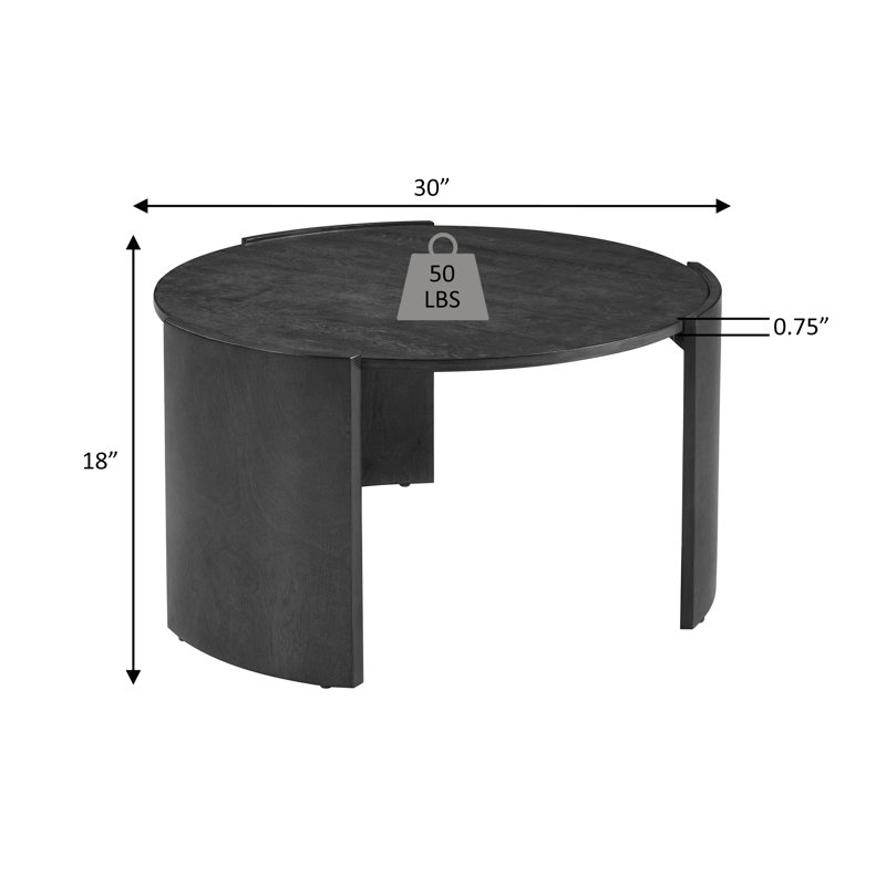 Table basse Sirius, Dorée