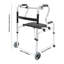Fauteuil réglable réglable avec roulettes pliable