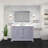 Single Bath Vanity with White Quartz Top-2102067649