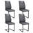 Kimara Modern Faux Leather Diamond Quilt Cantilever Dining Chairs (Set of 4)-208377319-215003001-245472721