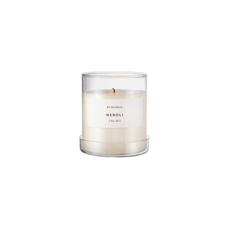 VALOA Scented Candle in Glass Container, 10.5 oz. Jar, Lily White