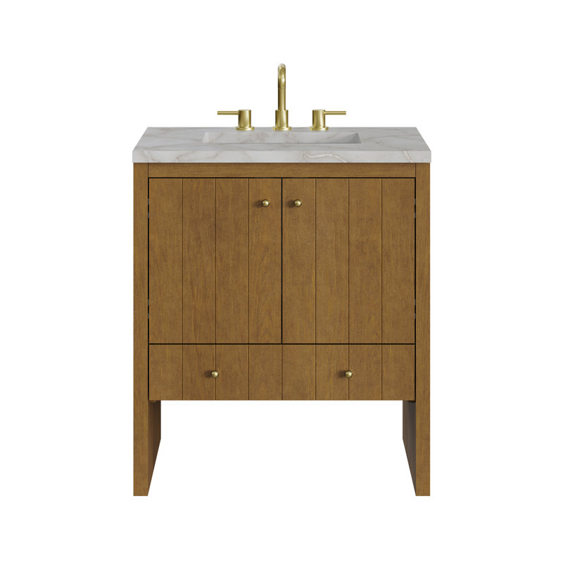 Hudson 30" W Single Vanity, 8" Widespread, Victorian Silver Silestone