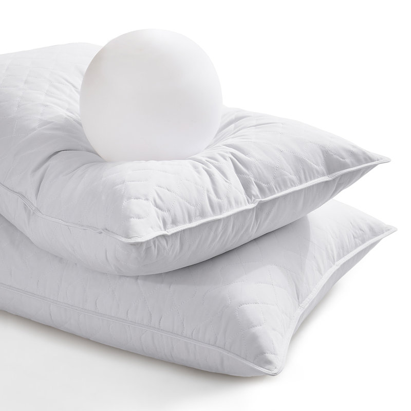 Ensemble de 2 oreillers matelassés en duvet d'oie pour dormir, doux au toucher, Standard/Queen
