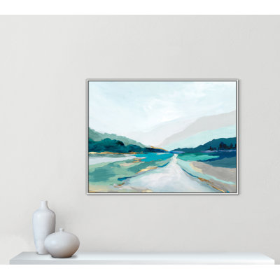 Hope Creek - Blue Version Print by Isabelle Z