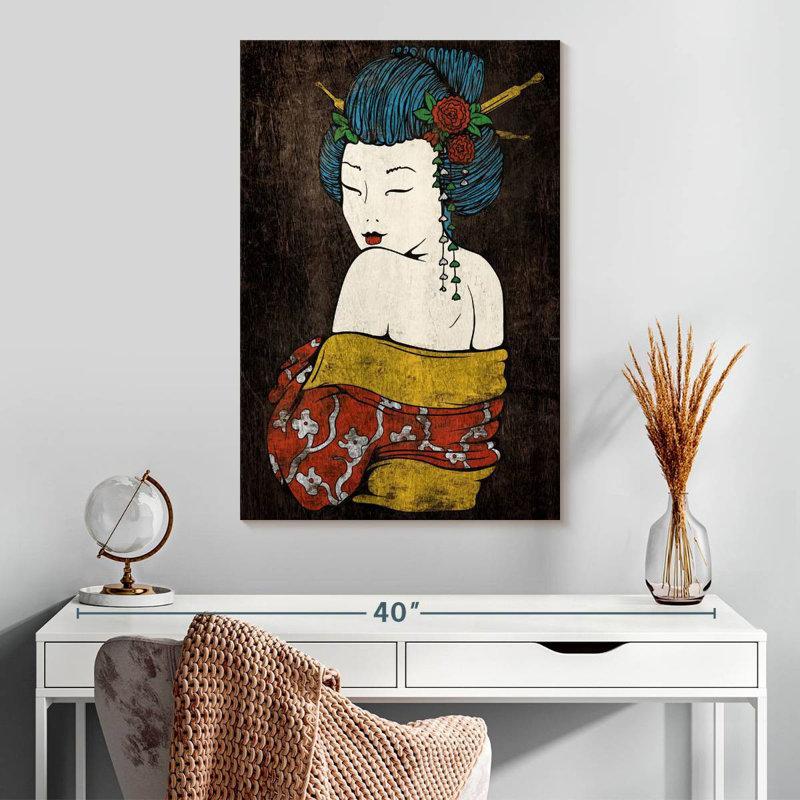 Leisha Seductive Geisha, 30" H x 20" W