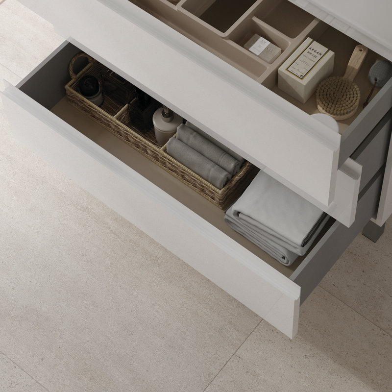 Costa 36'' Single Bathroom Vanity Base Only, Glossy White