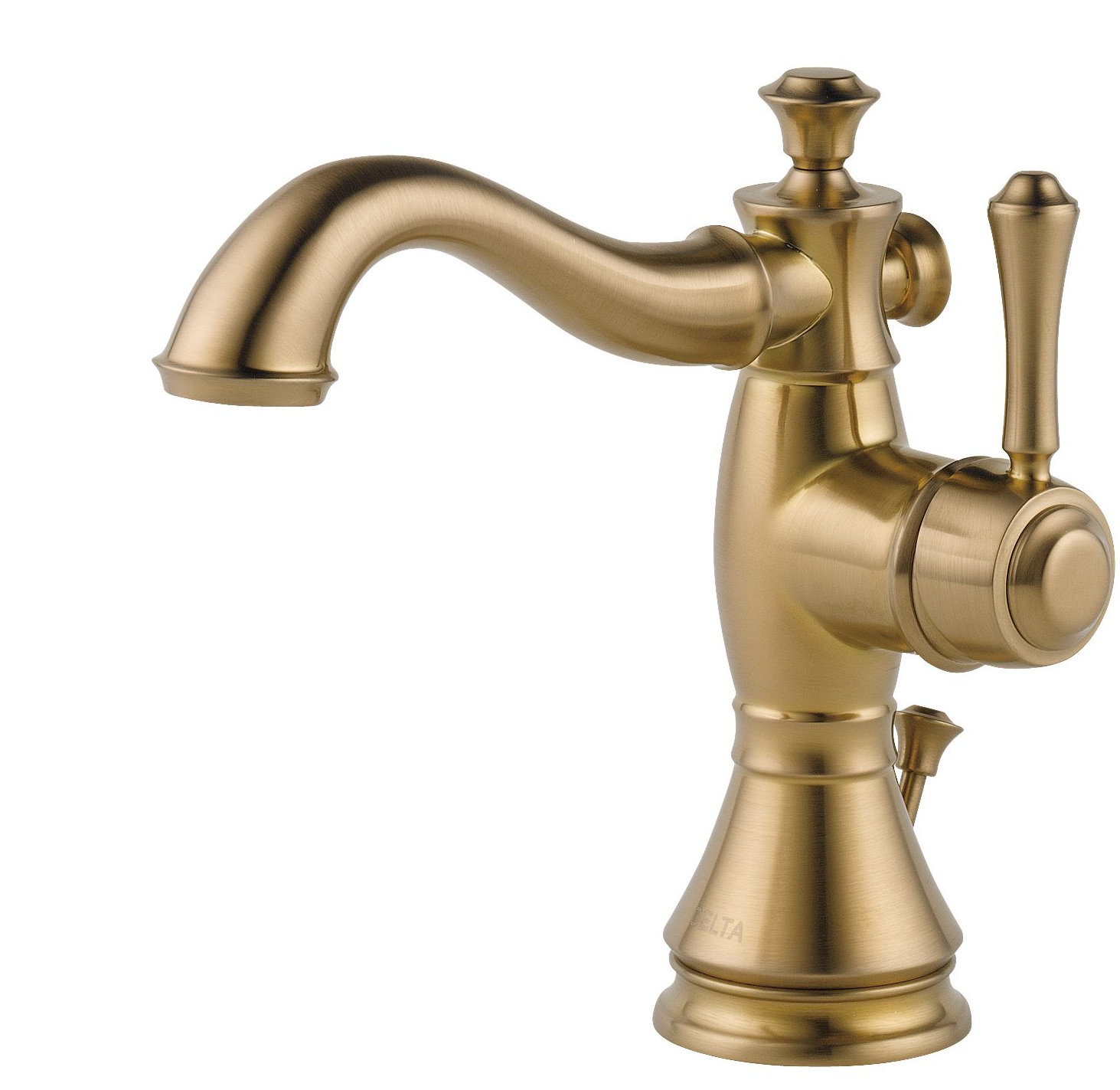 Cassidy™ Single-Hole Bathroom Faucet with Drain, Brilliance Champagne Bronze