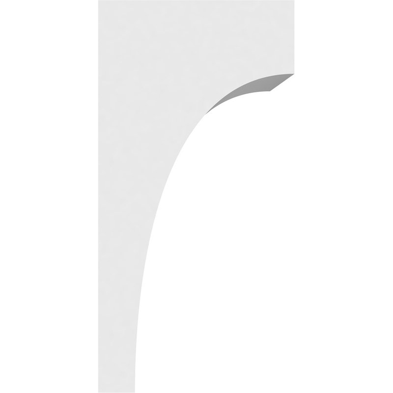 Corbeau standard en PVC de qualité architecturale Stockport, H 10 po x l 7 po x P 5 po