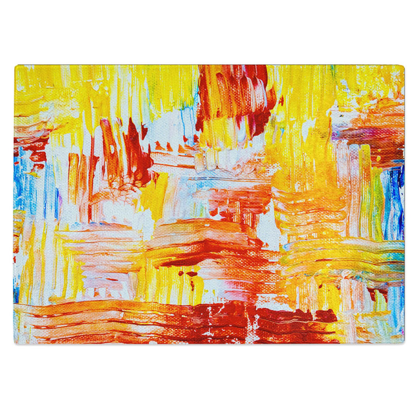 Tempered Glass Art Painting Vol.462 Chopping Board, 28.5 cm W x 20 cm L