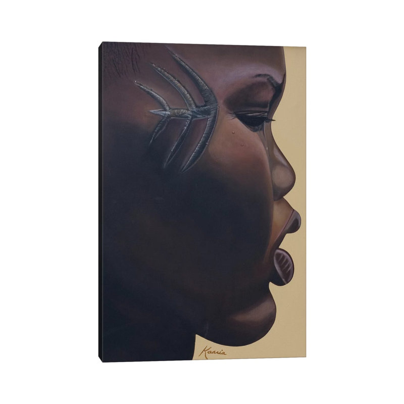 Tribla Mark, 2007 by Kaaria Mucherera - Wrapped Canvas Painting, 20.32 cm H x 30.48 cm W