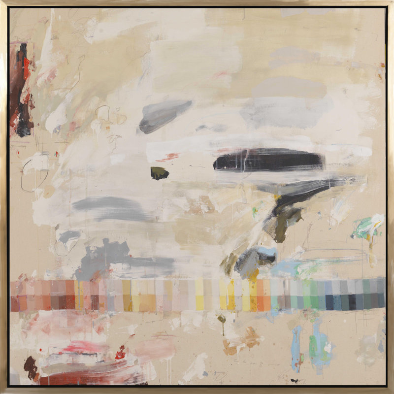 Long Story Painting, 36" H x 36" W