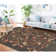 Coreatha Martha Stewart Hand Tufted Wool/Viscose Floral Rug in Francesca Black