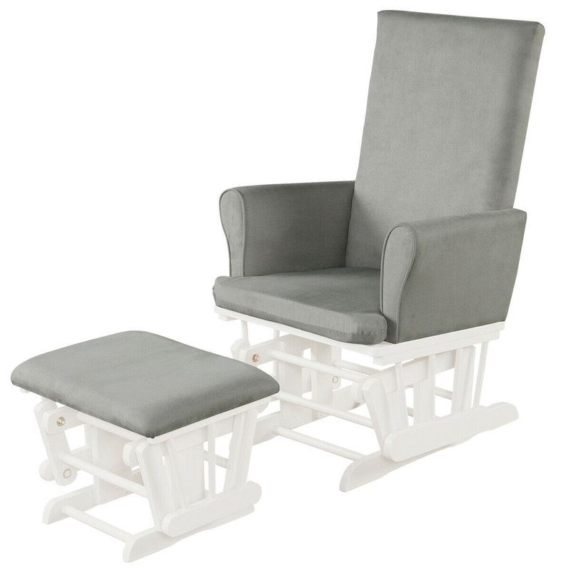 Amsterdam Plastic Rocking Chair, Grey
