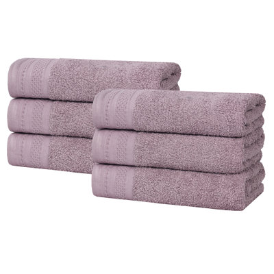 Essuie-mains mi-longs en coton gaufré texturé Honeycomb