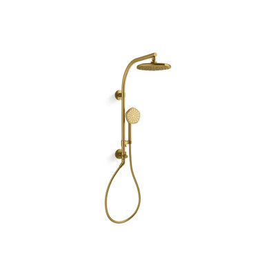 Hydrorail-R Occasion Arch Shower Column Kit With Rainhead And Handshower 1.75 Gpm
