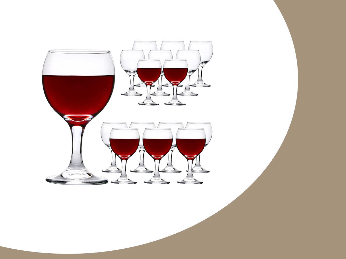 Puro Stemless Red Wine Glass Set Of 4 - JULISKA
