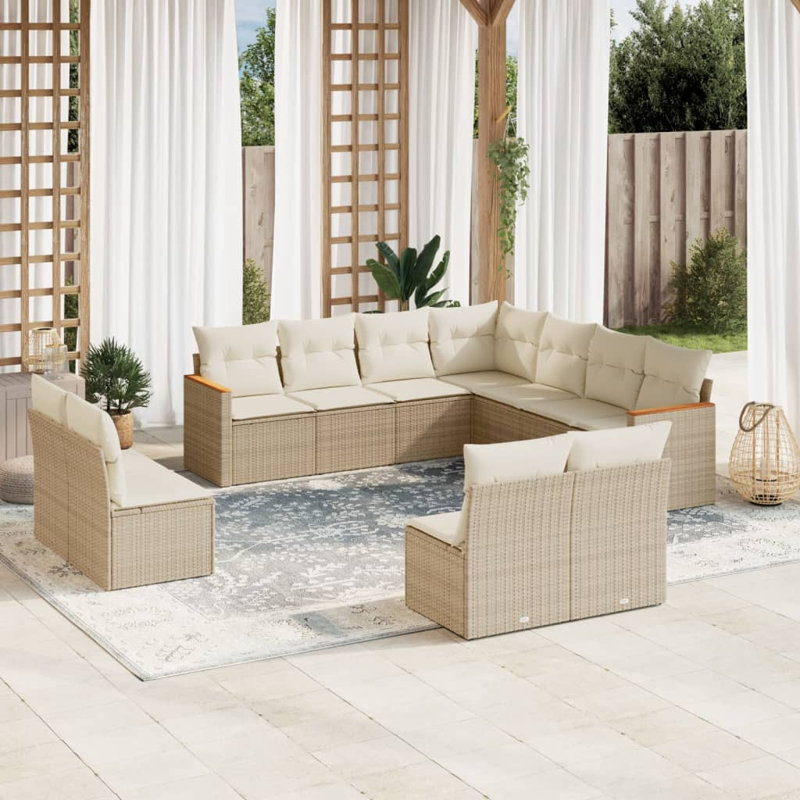 Ensemble de canapé de jardin Vidaxl