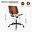 Chaise de bureau pivotante Niyanna -1705791263
