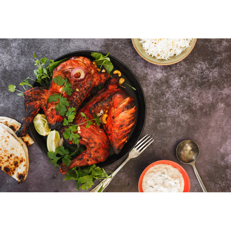 Tandoori Chicken by SStajic - Wrapped Canvas Print, 81cm H x 122cm W x 3.8cm D