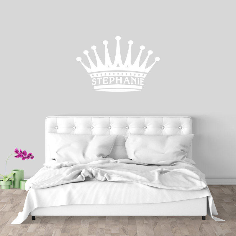 Abstract Wall Decal, White, Yes