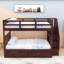 Lit superposé double en bois avec rangement-1548280140