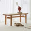 Banc en bois massif Burlywood