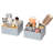 Bamboo & Plastic Desk Organizer