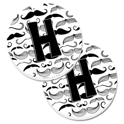 Sous-verre voiture moustache initial