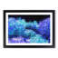 Neon Coral in Abstract - Framed Print-55727885-55727888