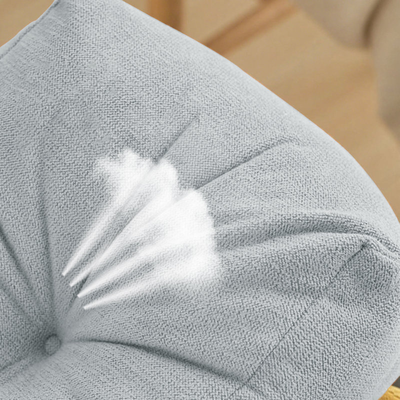 Coussin lombaire confortable en mousse à mémoire de forme, Bleu