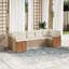 Ensemble de canapé de jardin Vidaxl gris-129541526