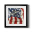 America - Reproduction d'art textuel sur papier encadré-646599114-646599109