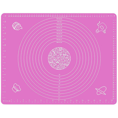 40x60cm Full Size Large Silicone Baking Mat With Measurements | Non-stick Pastry Mats For Rolling Dough | Non-slip - Heat Resistant |