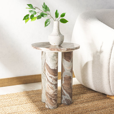 Table de bout en marbre Izel