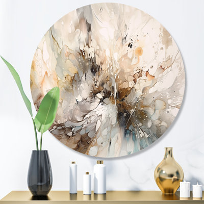 Geometric Metal Wall Art, White Grey Modern Decor - White And Grey Geometric Depths I