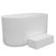 Gemelli 53.25'' L Freestanding Soaking Bathtub-1292227259