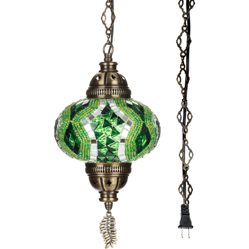 Lights 1 - Light LED Pendant, Green