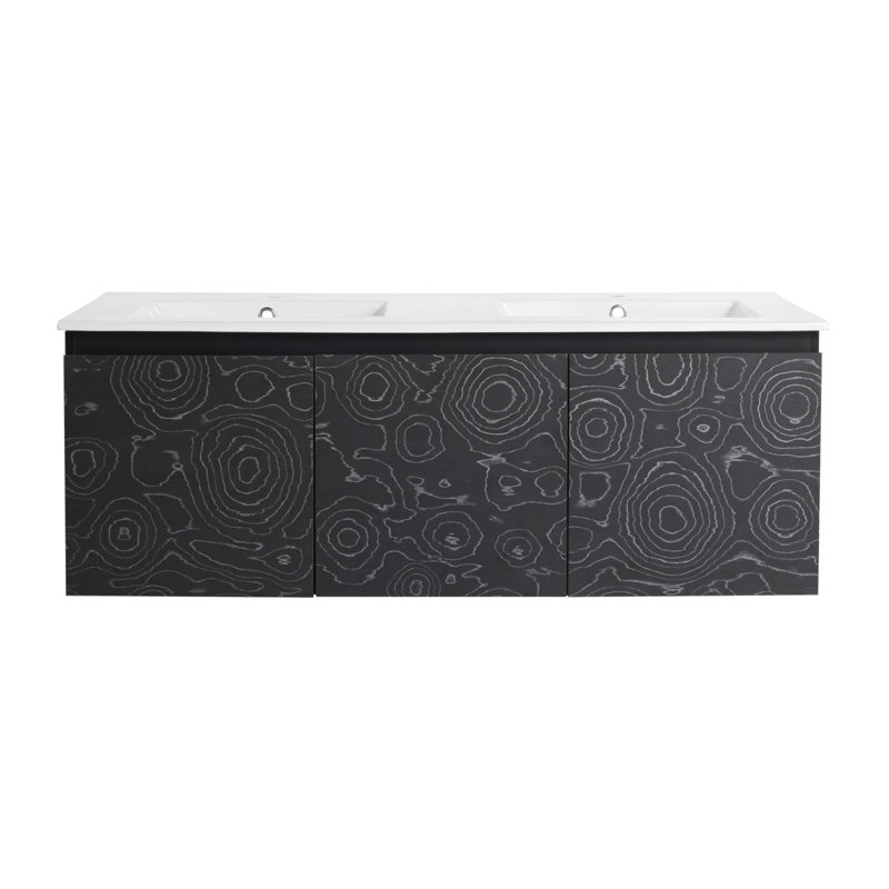 Base de meuble-lavabo double mural 47,6 po seulement